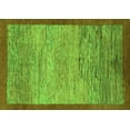 thumbnail image 1 of Ahgly Company Indoor Rectangle Abstract Green Modern Area Rugs, 2' x 4', 1 of 4