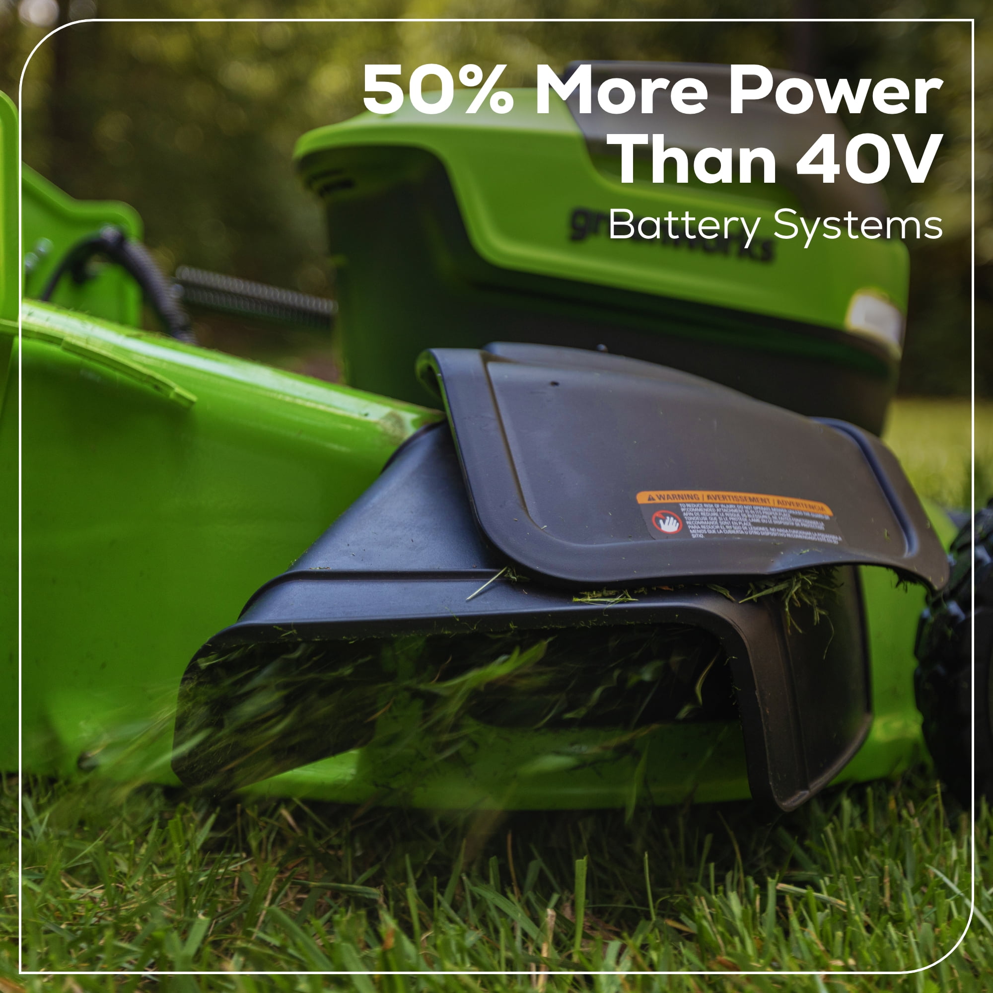 Open Box Greenworks 60V 21" Push Lawn Mower + (1) 5.0 Ah Battery & Charger 2546502