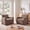 Brown, variant on Christopher Knight Home Modern Upholstered Accent Arm Chair for Living Room Bedroom, Brick Red