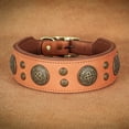 thumbnail image 7 of Pet Artist Genuine Leather Dog Collar for Large Dogs Strong 2" Wide Pet Collars Heavy Duty, 7 of 7