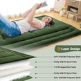 thumbnail image 4 of Danolapsi Futon Mattress Twin/Full Size, Japanese Floor Mattress Foldable Sleeping Mattress, Roll Up Floor Bed Mattress for Easy Storage, Tatami Mat Japanese Floor Bed for Dorm Camping, 4 of 6