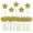 Gold, variant on Jinswick Gold Star Cake Cupcake Decorations Toppers Picks Supplies, Appetizer Picks, 30
