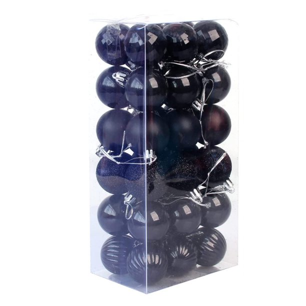 Adornos de bolas de Navidad, decoraciones de Navidad irrompibles, bolas de árbol, colgantes, decoración de fiesta de Halloween, decoración de árbol de Navidad, adornos de bolas, paquete de 36 piezas