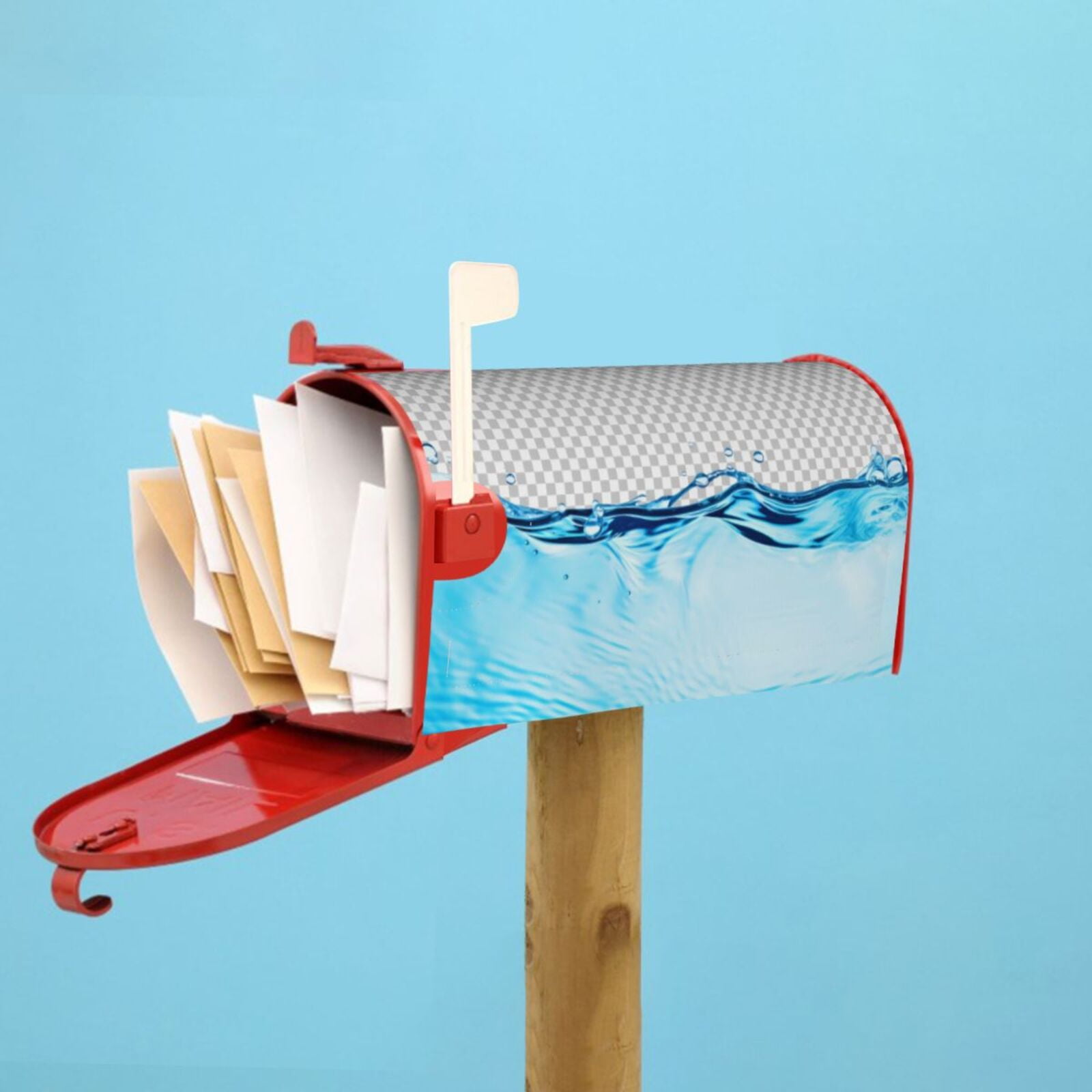 Kdxio Magnetic Mailbox Cover 21x18 in Mailbox Cover Outdoor Decoration Holiday Mailbox Covers for Home Garden Yard-21x18 in