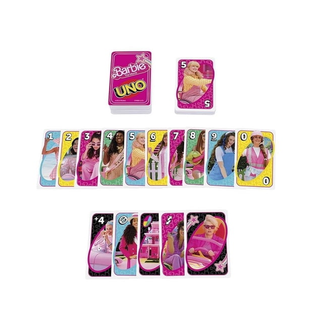 Juego de Cartas UNO Barbie La Película