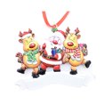 thumbnail image 1 of Toystoory Decoración colgante de Navidad para Hotel en casa, fiesta, banquete, árbol de Navidad portátil, ventana, colgante de resina alegre para Kits de decoración para fiestas 3 cabezas Toystoory HA069810-02B, 1 of 6