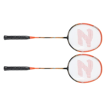 Double Badminton Rackets, Low Wind Resistance Carbon Alloy Badminton ...