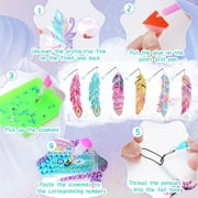 6 7 8 9 10 Year Old Girl Gifts, Arts and Crafts for Kids Age 8-12 Diamond Painting Kit for Girls Toys Age 8-9-10-11 Year Old Bookmarks for Children Adults Women Birthday Presents for 5-13 Years Girl