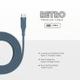 thumbnail image 4 of Liquipel Powertek Retro USB-A to USB-C - Blue, 4 of 7