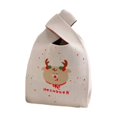 thumbnail image 2 of Fiudx Liquidación de ahorros de verano Bonitas bolsas de punto para caramelos navideños, bolsos cruzados, bolsos de mano con asa para la muñeca, bolsas de regalo navideñas para mujeres, 2 of 6