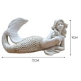 thumbnail image 2 of Adorno De Resina Escultura De Jardín Estatuilla Estatua Arte Moderno Para El Hogar Oficina Decoración De Escritorio Methold HA035762-00, 2 of 6