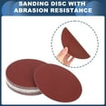 thumbnail image 3 of Unique Bargains Sanding Discs, 7 Inch Automotive Repair Round Hook and Loop Sandpaper Aluminum Oxide Red, 30 Pcs 60 Grit, 3 of 7