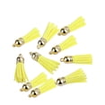 thumbnail image 2 of BrowQuartz 10 Pieces Keychain Charms Tassels Decorations Fringe Pendants Accessory Finding Supplies Jewelry Making Props Tassel for DIY Yellow, 2 of 6