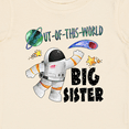 thumbnail image 4 of Inktastic Out of This World Big Sister Astronaut in Space Girls Baby T-Shirt, 4 of 5