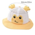 thumbnail image 3 of Tbopshirt Baby Girl Hats,Toddler Baby Summer Sun Protection Fashion Interest Mesh Breathable Sun-hat Cute Sunscreen Hat Cap, 3 of 5