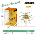 thumbnail image 6 of 2PCS Simulation Sea Urchin Bait,Tentacle Creature Lure,Lure Bait for Black Pits,Artificial Sea Urchins,Soft Wormss for Bass Fishing for Drop Shot and Finesse, Slow Sinking, 2.36 Inch, 6 of 10