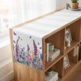 thumbnail image 6 of Table Runners 72 Inches Long Dress Scarves, Watercolor Wildflowers Farmhouse Kitchen/Dining Table Runner, Coffee Tablerunners, Country Botanical Florals Butterfly 16x72 Inch, 6 of 9
