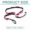 thumbnail image 2 of BESTSKY 2Pcs Stretching Strap,Non-Elastic Exercise Bands Resistance,Stretch Straps with Loops for Yoga,Pilates,Rehab,Fitness,Strength Training,Colormixing1, 2 of 7