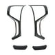 thumbnail image 1 of Reemplazo de estilo de fibra de carbono con marco de volante de coche de 4 piezas para Mitsubishi Pajero Sport 2019-2020, 1 of 5