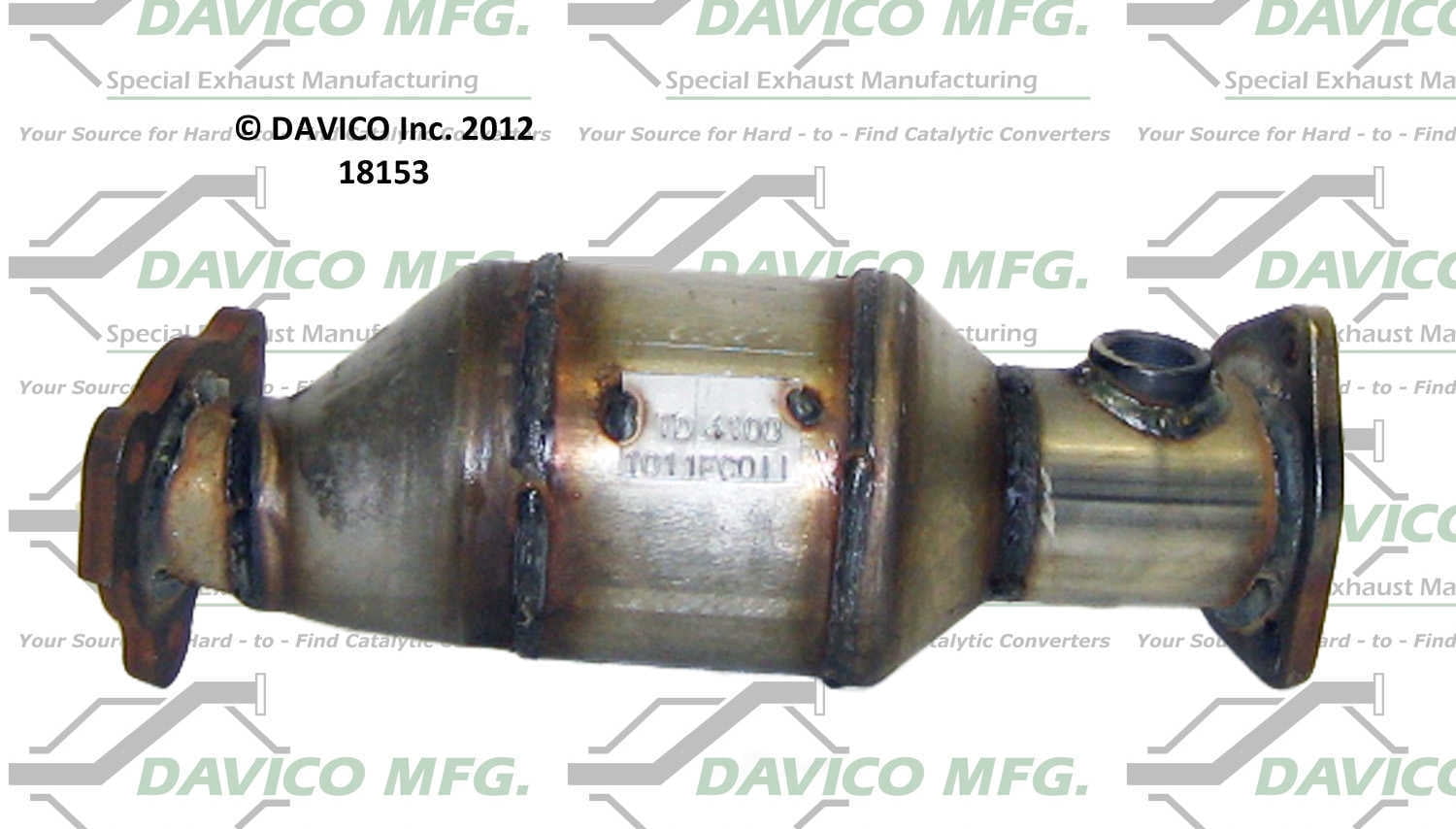 Davico Mfg 18153 Direct-Fit Catalytic Converter - PreCat