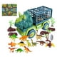 thumbnail image 3 of Camión de transporte, juguetes de dinosaurios con figuras de dinosaurios y jaula, coche de dinosaurio extraíble para pequeños, regalo de cumplea Estilo F Sunnimix Camiones de dinosaurios, 3 of 8