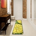 thumbnail image 5 of Lemon and Leaves 72×24 inch Runner Rug Non-Slip Pads Ares Rugs Washable for Bedroom Bathroom Living Room, 5 of 6