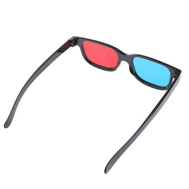 Nouveau rouge bleu 3D lunettes noir cadre pour dimensionnel anaglyphe TV  film DVD jeu vidéo lunettes 3d lunettes pour projecteur Dlp JSX (1), ✓  Meilleur prix au Maroc et ailleurs