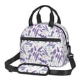 thumbnail image 1 of Disketp Lavender Flowers Lonchera Térmica para Mujer y Hombre, Bolsa de Almuerzo Reutilizable e Impermeable para Trabajo, Viajes y Picnic, 1 of 7
