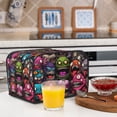 thumbnail image 5 of KLL Monstrous Cartoon Characters Print 4 Slice Toaster Dust Covers Kitchen Small Appliance Cover with 2 Pockets,Can hold Jam Spreader Knife & Toaster Tongs (12.4 x 10.6 x 8.2), 5 of 6