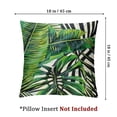 thumbnail image 4 of BANET Pillow Covers Green Banana Leaves Throw Pillow Covers Plant Outdoor Decorative Pillowcase Square Cushion Cover for Couch Bed Sofa Home Patio (Pack of 2) 12x12in, 4 of 7