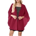 thumbnail image 1 of Chal de gasa para mujer: chal fino y transpirable de color liso, versátil como bufanda o accesorio para vestidos de noche, talla única, 1 of 5