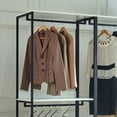 thumbnail image 5 of Newboti Furniture Fiona White Freestanding Walk in Wood Closet System with Metal Frame 17206, 5 of 7