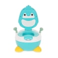 thumbnail image 3 of Baño Entrenador The Baby Shop  FG3314 con tapa y asas Azul diseño de Pingüino, 3 of 7