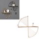 thumbnail image 5 of Estante para Colgar de Pared, Estante de Colgació de Pared Simple Y Elegante, Elegante, Elegante, Para El Marco de Fotos, Para El Marco de Fotos, La Recolección del Hogar, LA, 5 of 7