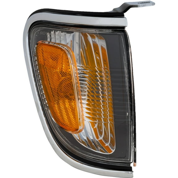 Corner Light Compatible with TOYOTA TACOMA 2001-2004 RH Assembly Park Lamp with Chrome Trim