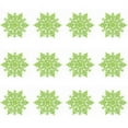 thumbnail image 2 of 4-Inch Plastic Glitter Snowflake Christmas Ornaments Xmas Tree Decor 12pcs, 2 of 5