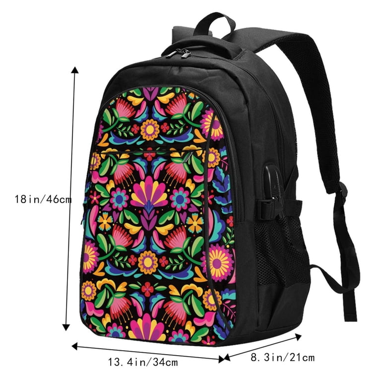 Floral Embroidered Women\'s Backpack Amazon.com | Jursccu Full Embroidered Backpack Purse for  main image 4