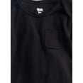 thumbnail image 3 of Wonder Nation Baby Boys' Cotton Pocket Bodysuit with Long Sleeves, Sizes 0M-24M, 3 of 3