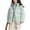 Green, variant on BFHHYA Girls Winter Lightweight Puffer Coat Zip-Up Stand-Collar Hooded Jacket Long Sleeve Warm Outerwear for After-School Activities 5-15Y