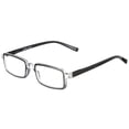 thumbnail image 5 of Elton John Pop Specs Reading Glasses - Black/Crystal Bullet 1.25, Rectangle Frame, 5 of 6