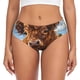 thumbnail image 1 of Fotbe Cloud Sky Sunflower Cow Calzones Estampados para Mujer – Ropa Interior de Algodón, Cómoda, Suave y Elástica-X-Large, 1 of 6
