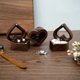 thumbnail image 3 of BröllopLoveRingBoxValnötParRingFörvaringFörpackningPresentkartongHjärtformadträlådaÖrhängenÖrhängenSmyckeskrinWhite, 3 of 5