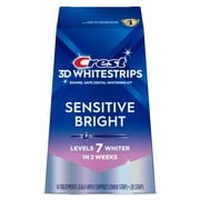 Crest Teeth Whitening Kit, 3D Whitestrips Sensitive Teeth Whitening Kit, 14 Count