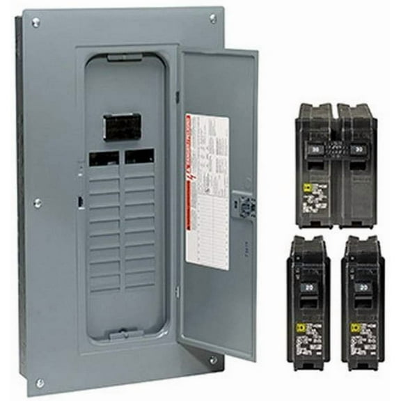 SQUARE D BY SCHNEIDER ELECTRIC HOM2040M100PCVP Main Load Center Value Pack Circuit Breaker, 100 Amp by Square D by Schneider Electric