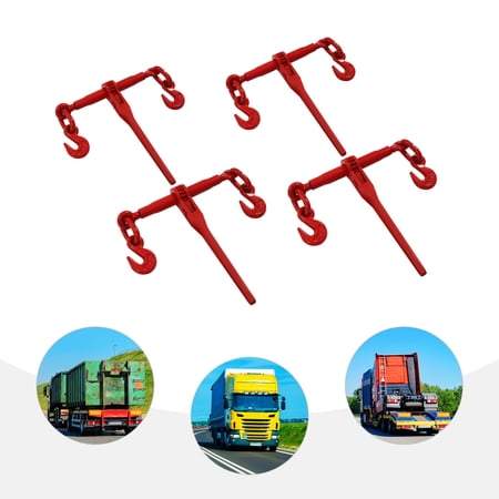 Heavy-Duty Industrial Load Securing Ratchet Tie Down &ndash; 9 200 lbs Capacity Adjustable G70 Hooks Durable Steel Rust-resistant Perfect for Trailers & Heavy Equipment