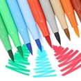 thumbnail image 4 of pstuiky Rotuladores de acuarela para efectos de acuarela y caligrafía puntas de pincel de nailon flexibles capacidad de 1,5 ml marcadores de pintura para dibujar escribir en diario y regalar., 4 of 6