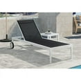 thumbnail image 4 of Meridian Furniture Nizuc Black Fabric Outdoor Patio Mesh Chaise Lounge Chair, 4 of 13