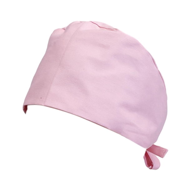Gorro exfoliante jinwen cómodo sin deslizamiento para trabajo gorro de enfermería femenino Rosa