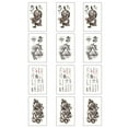 thumbnail image 1 of 12 hojas de pegatinas de tatuajes temporales para adultos, mujeres y niñas, tatuajes sexys para bodas, 1 of 6