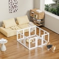 thumbnail image 6 of Clear Acrylic Dog Playpen Indoor, Easy Assemble Transparent Pet Pen for Puppy Bunny Cat Pig, Sturdy & Easy Cleaning Plastic Puppy Fence, 6 of 6